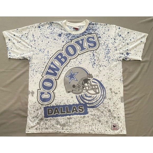 Mitchell & Ness Other - Dallas Cowboys T-Shirt Mitchell & Ness - Size 5XLT All Over Print